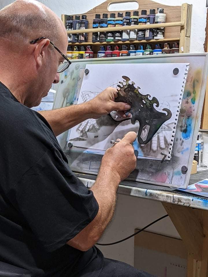 Airbrush lesson